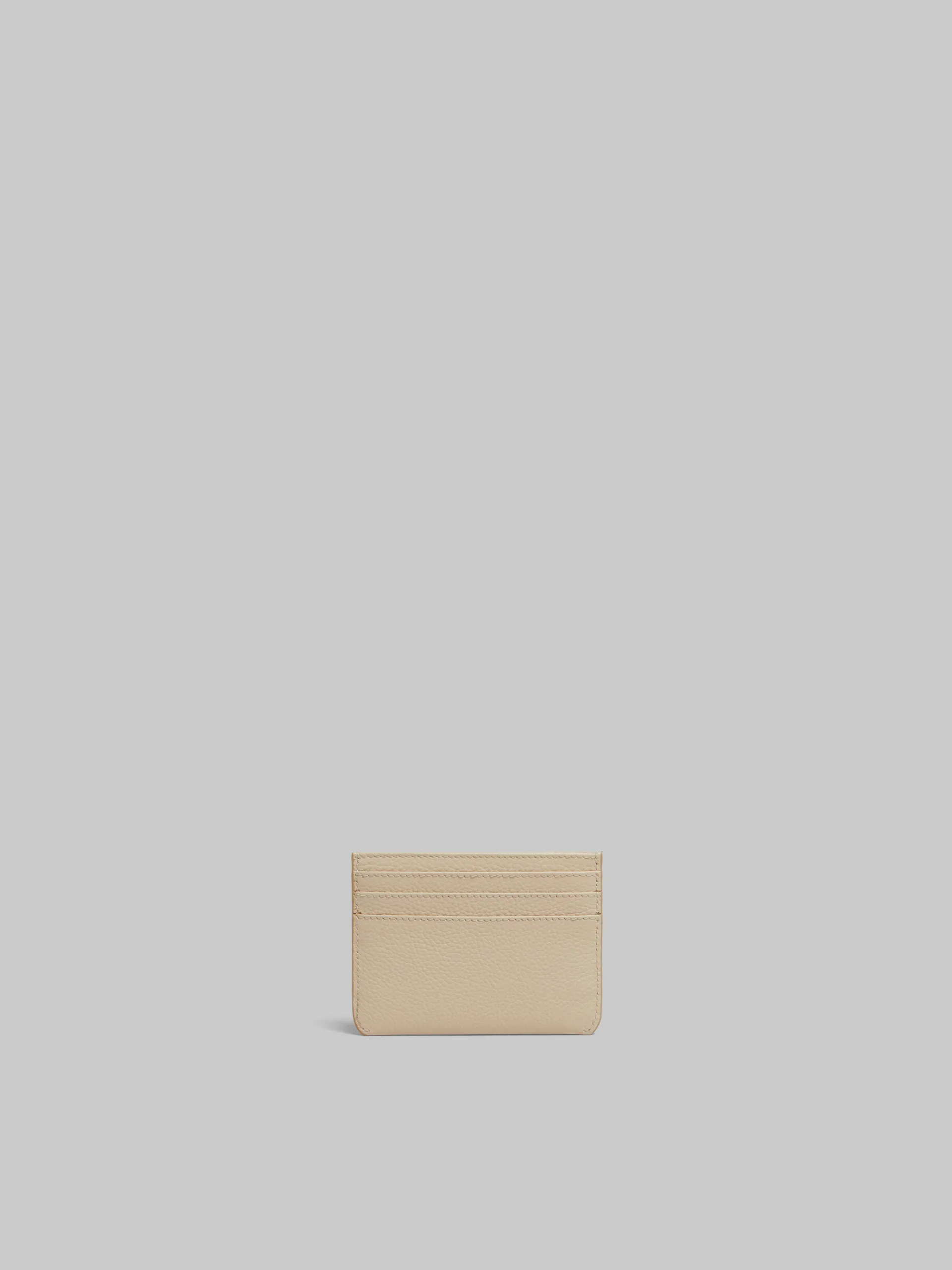 Wallets & Small Leather Goods>Marni Beige Leather Cardholder With Mending SOFTBEIGE