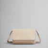 Wallets & Small Leather Goods>Marni Beige Leather Shoulder Bag With Mending SOFTBEIGE