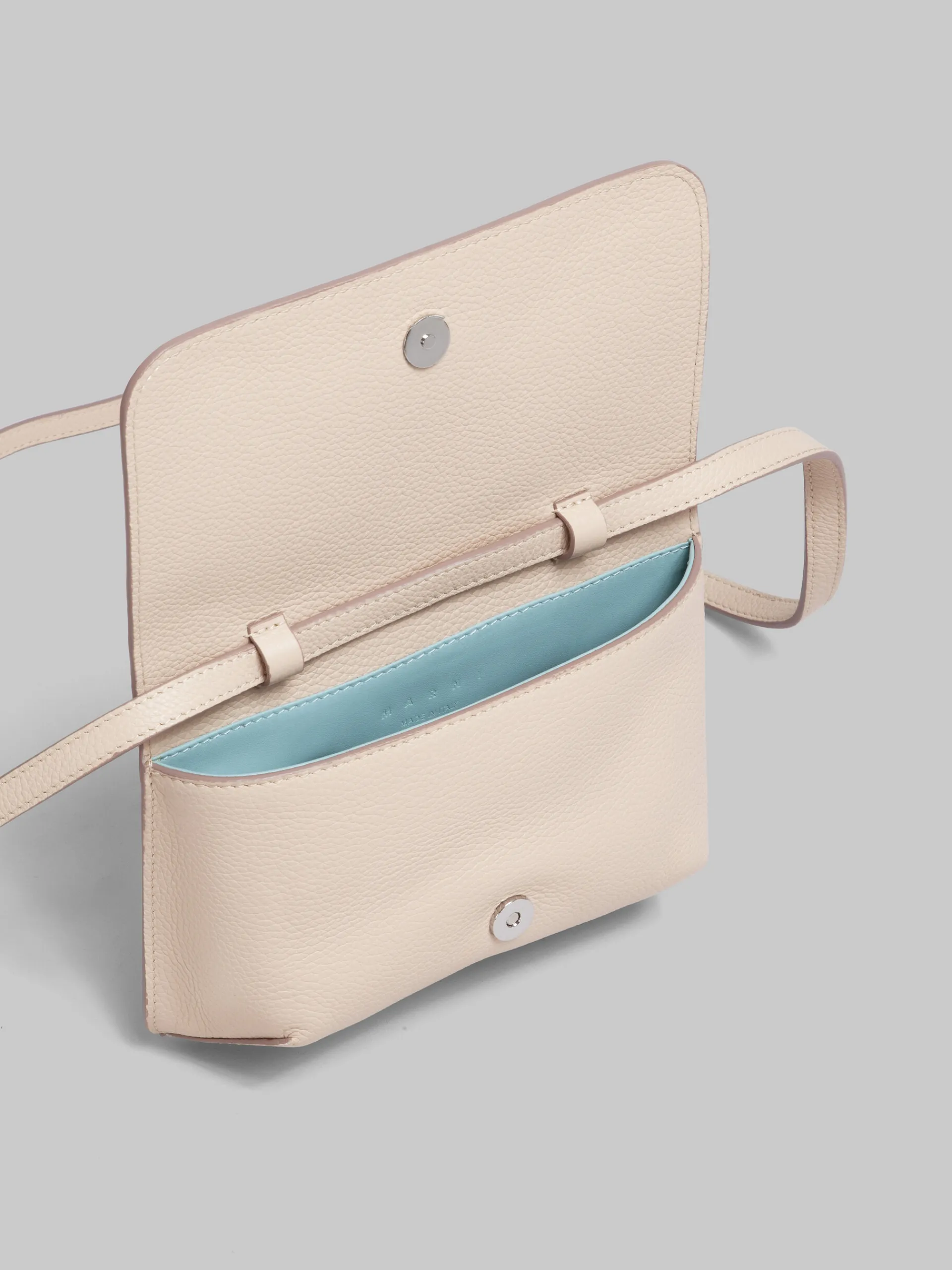 Wallets & Small Leather Goods>Marni Beige Leather Shoulder Bag With Mending SOFTBEIGE