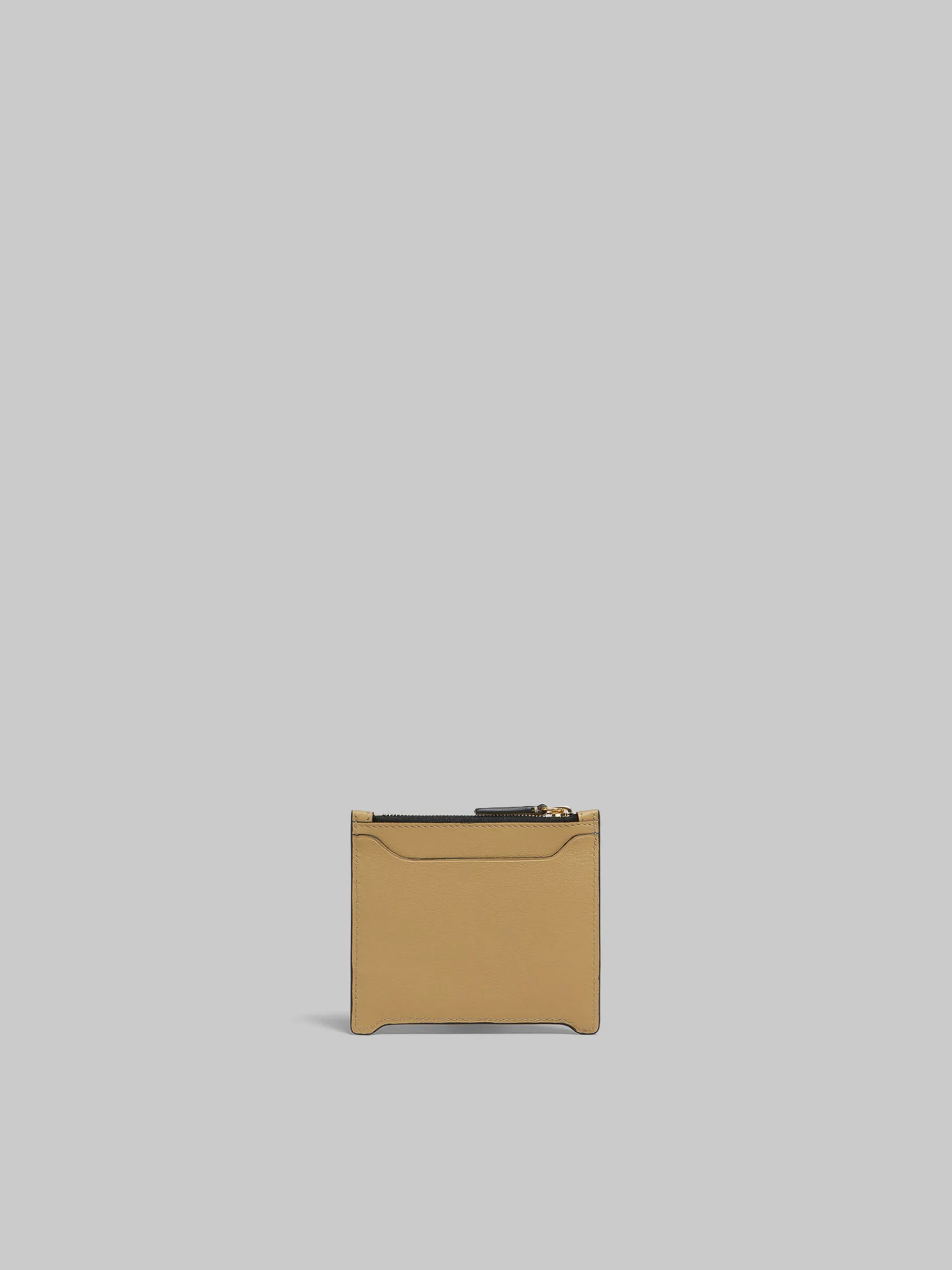 Wallets & Small Leather Goods>Marni Beige Leather Trunkaroo Card Case NOMAD/BEIGE