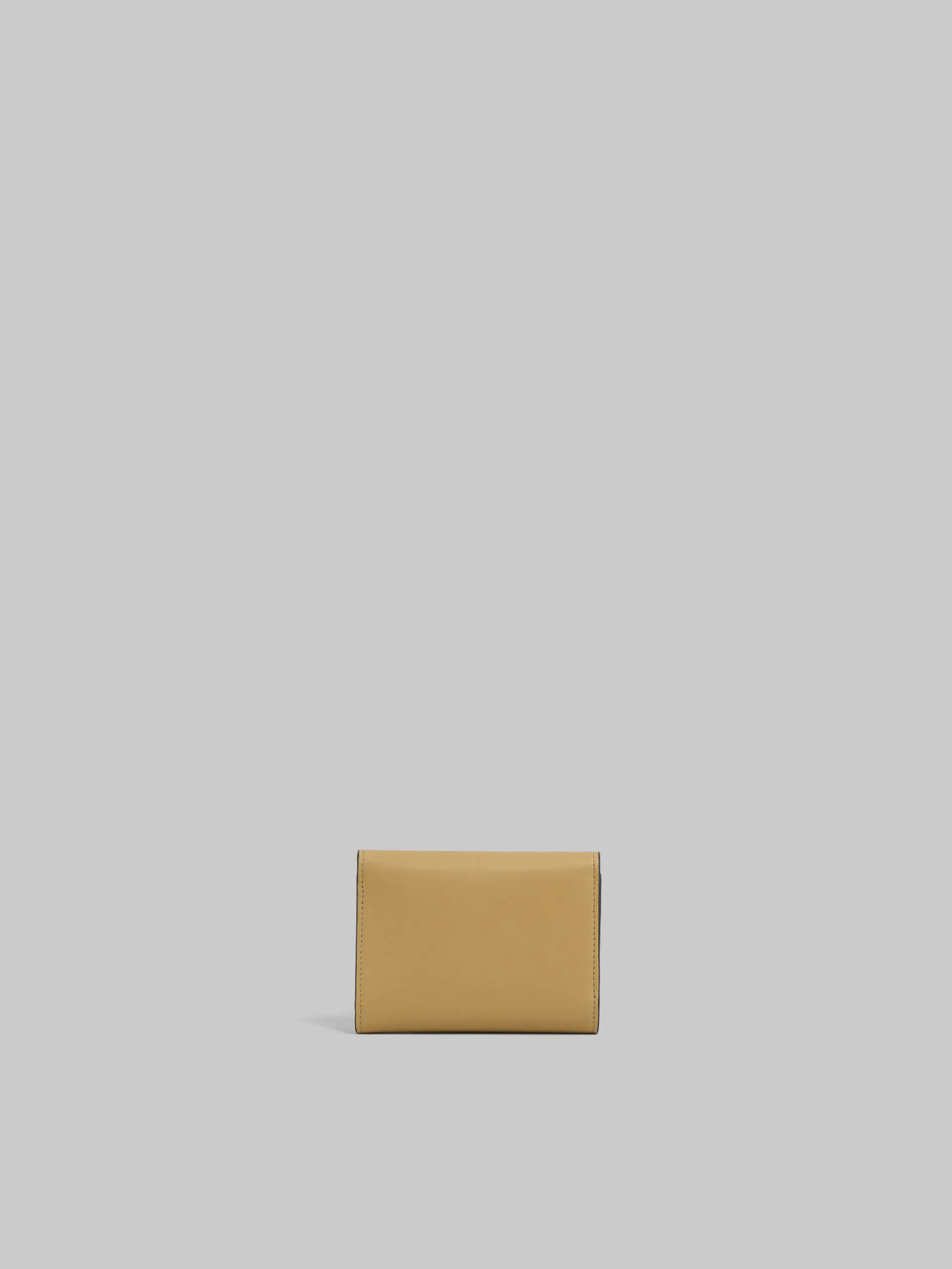 Wallets & Small Leather Goods>Marni Beige Leather Trunkaroo Trifold Wallet NOMAD/BEIGE