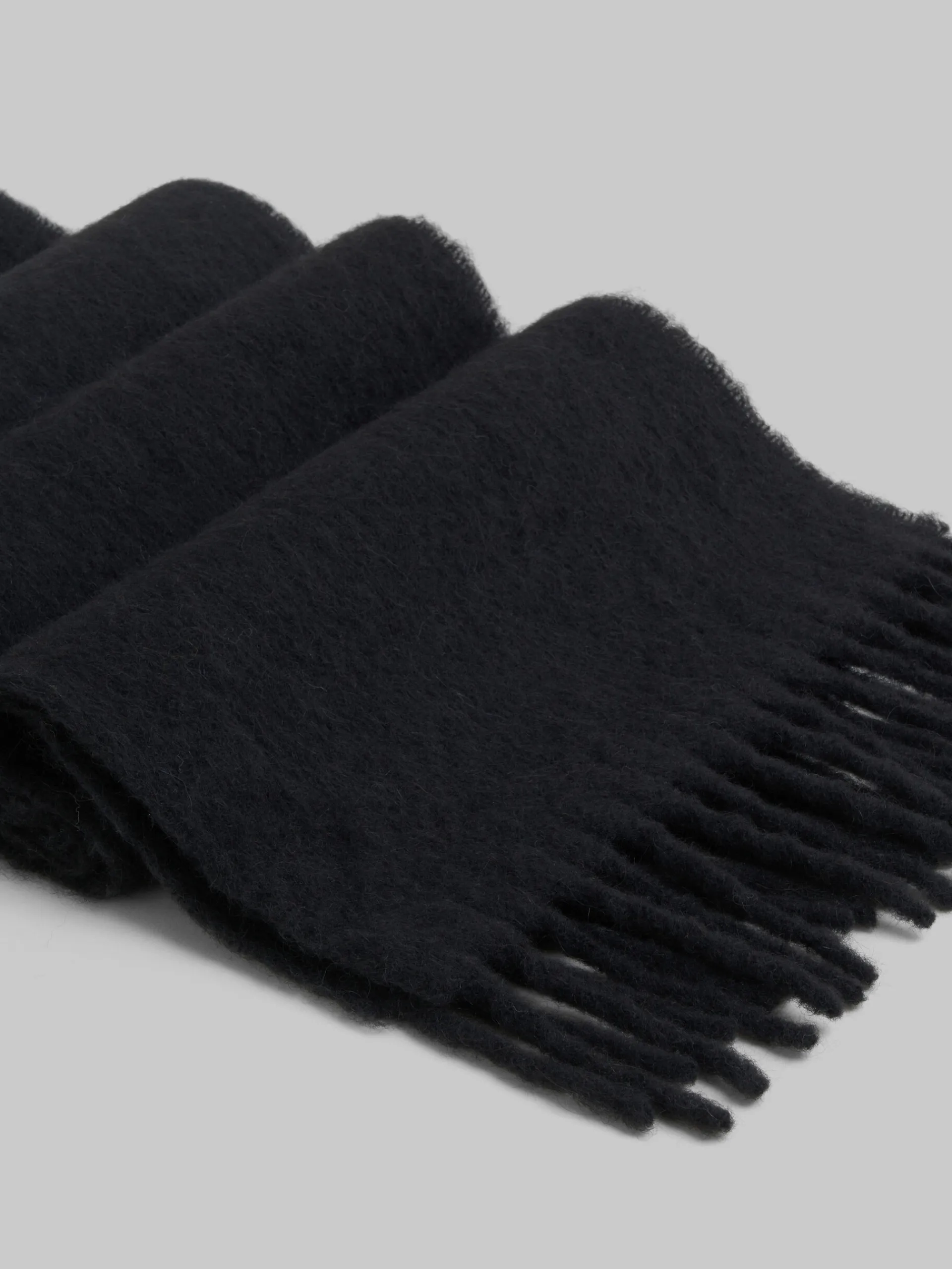 Scarves>Marni Alpaca Scarf BLACK