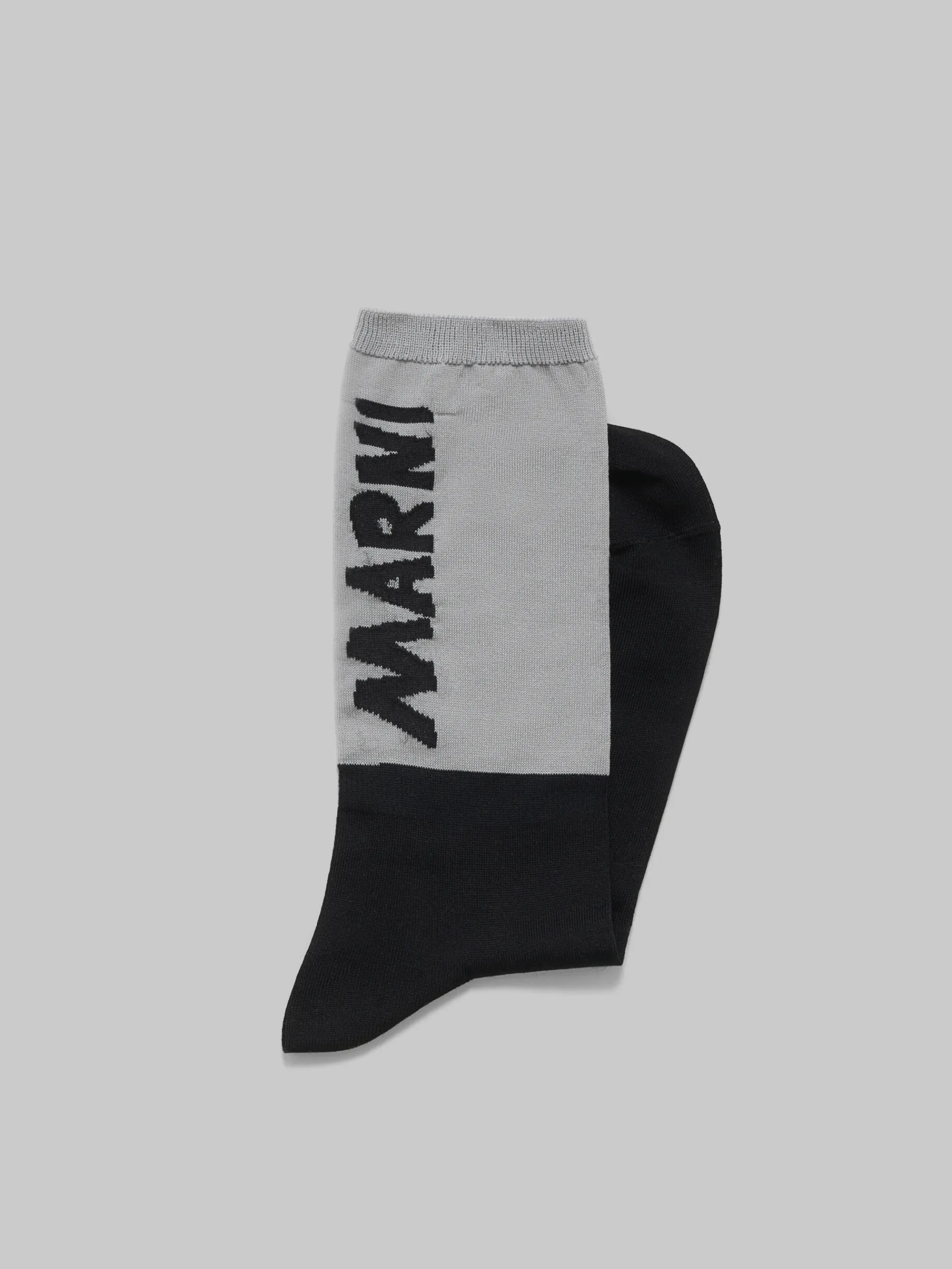 Socks>Marni And Beige Socks With Logo BLACK