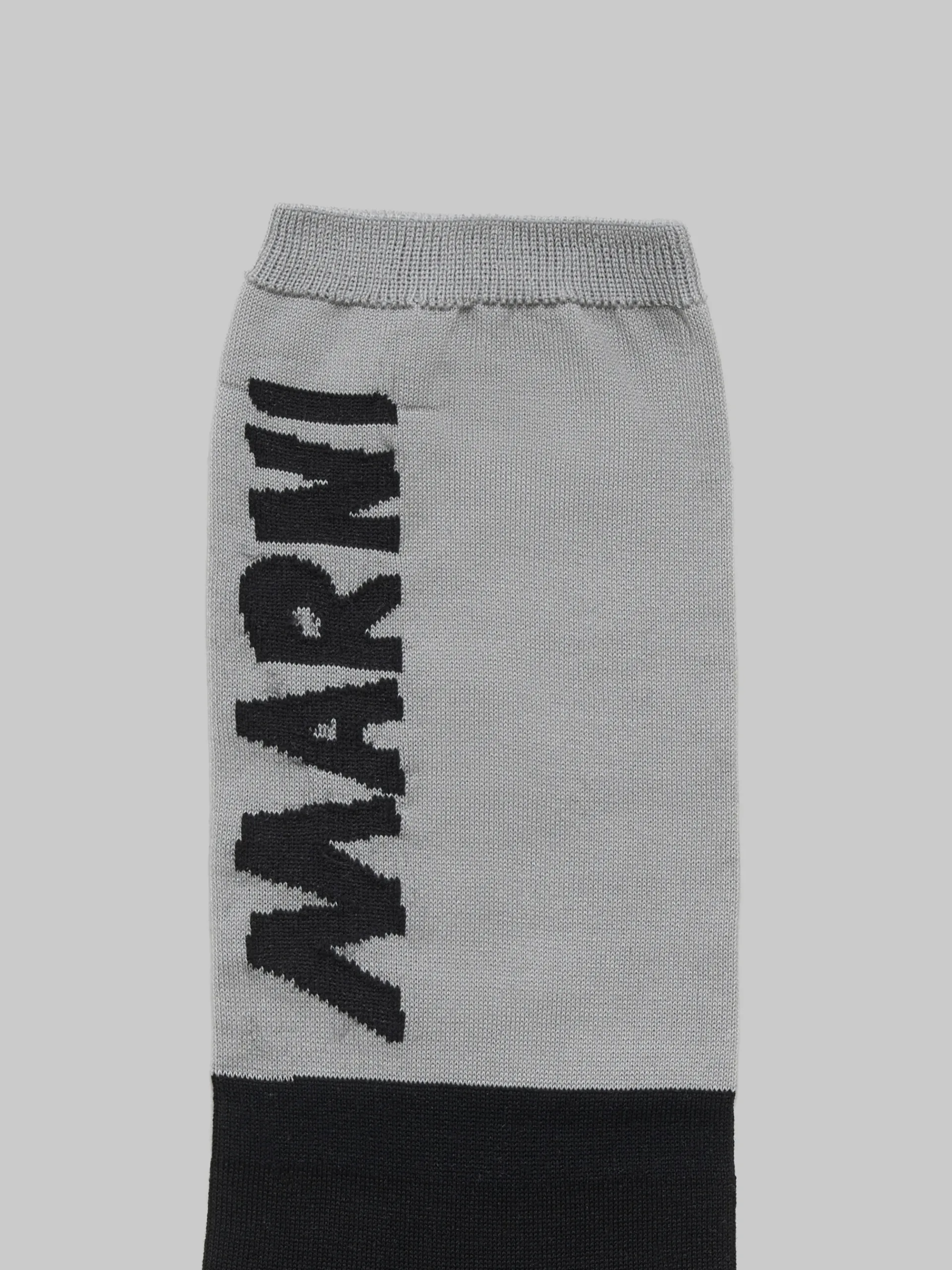 Socks>Marni And Beige Socks With Logo BLACK