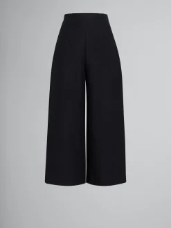 Pants>Marni Cady Cropped Trousers BLACK