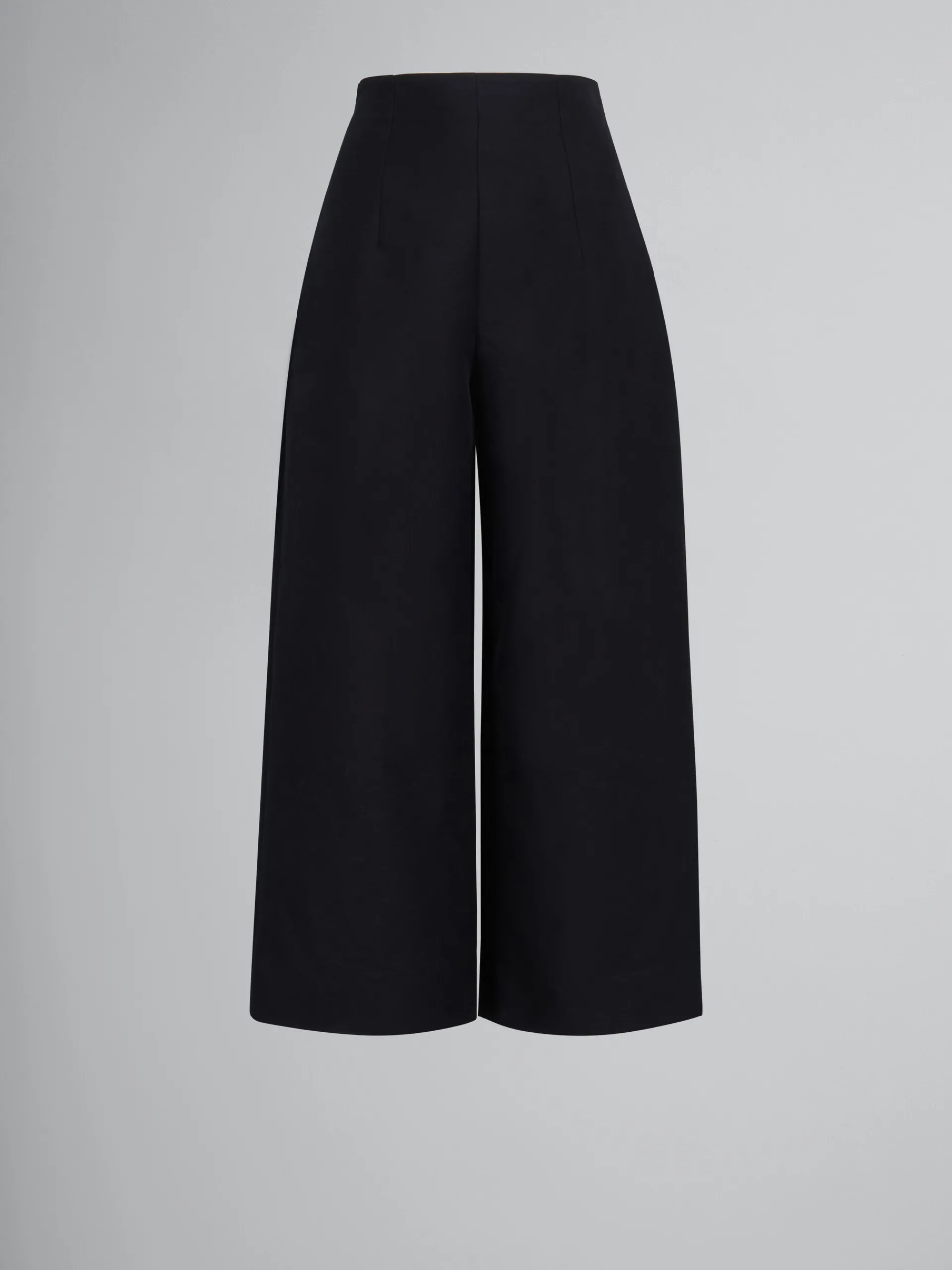 Pants>Marni Cady Cropped Trousers BLACK