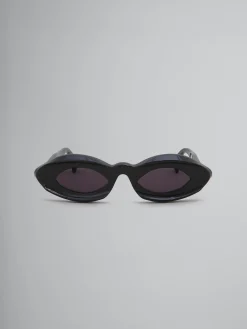 Sunglasses | Sunglasses>Marni Dark Doodad Sunglasses BLACK