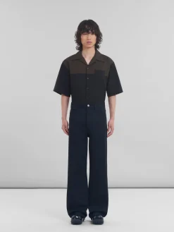 Pants>Marni Denim Wide-leg Jeans BLACK