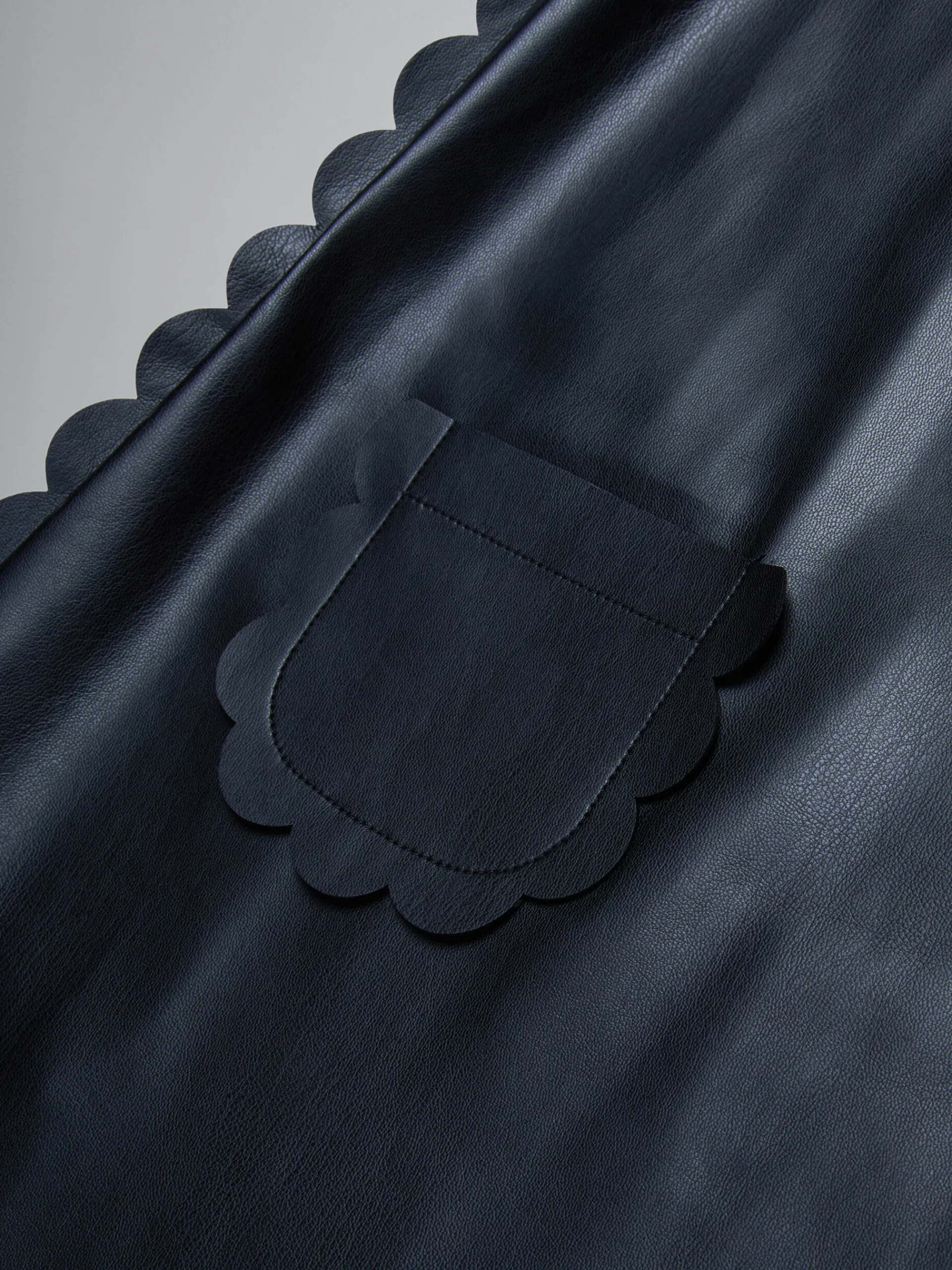 Kids>Marni Dress In Soft Coated Fabric BLACK