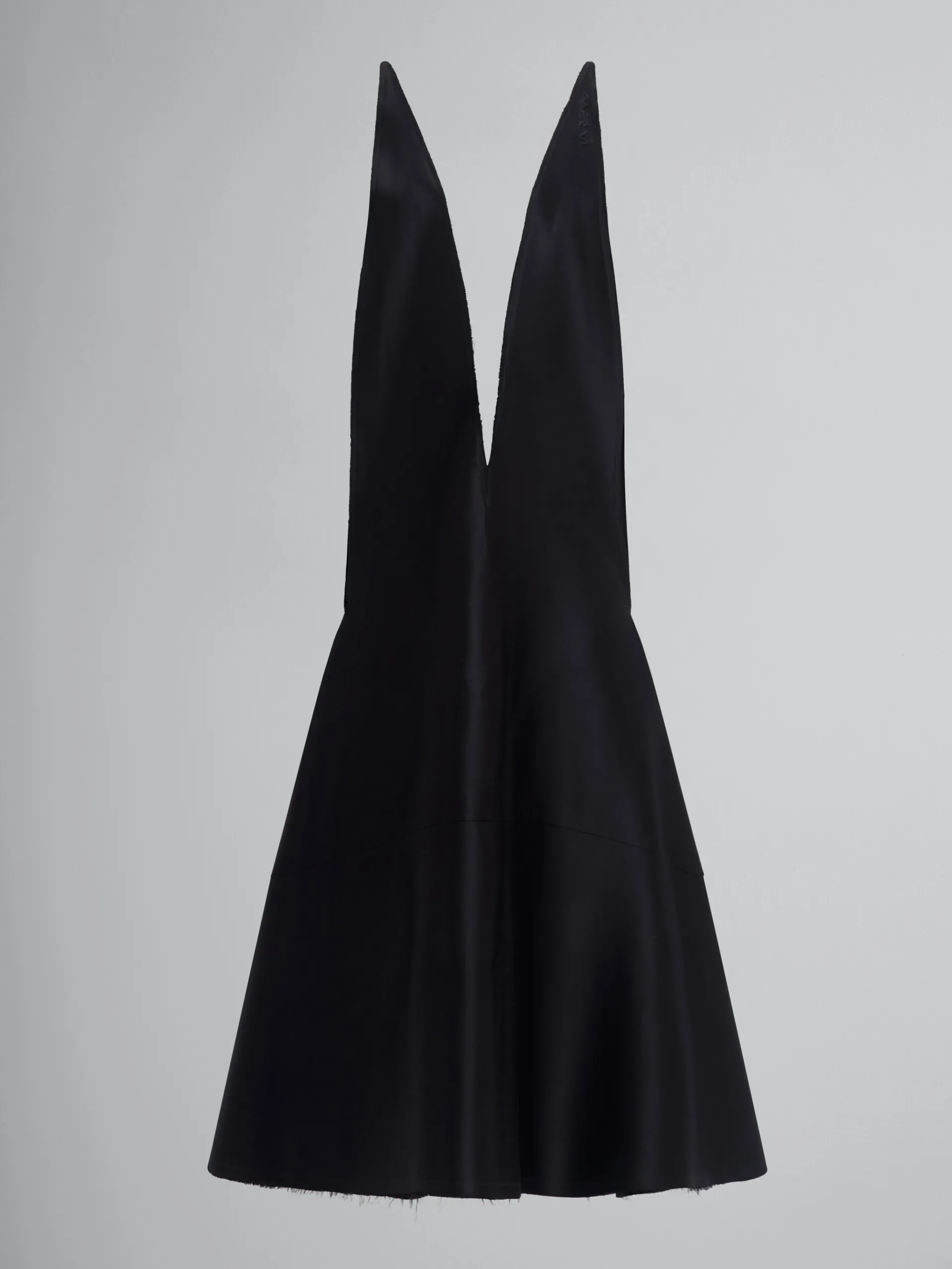 Dresses>Marni Duchesse V-neck Dress BLACK