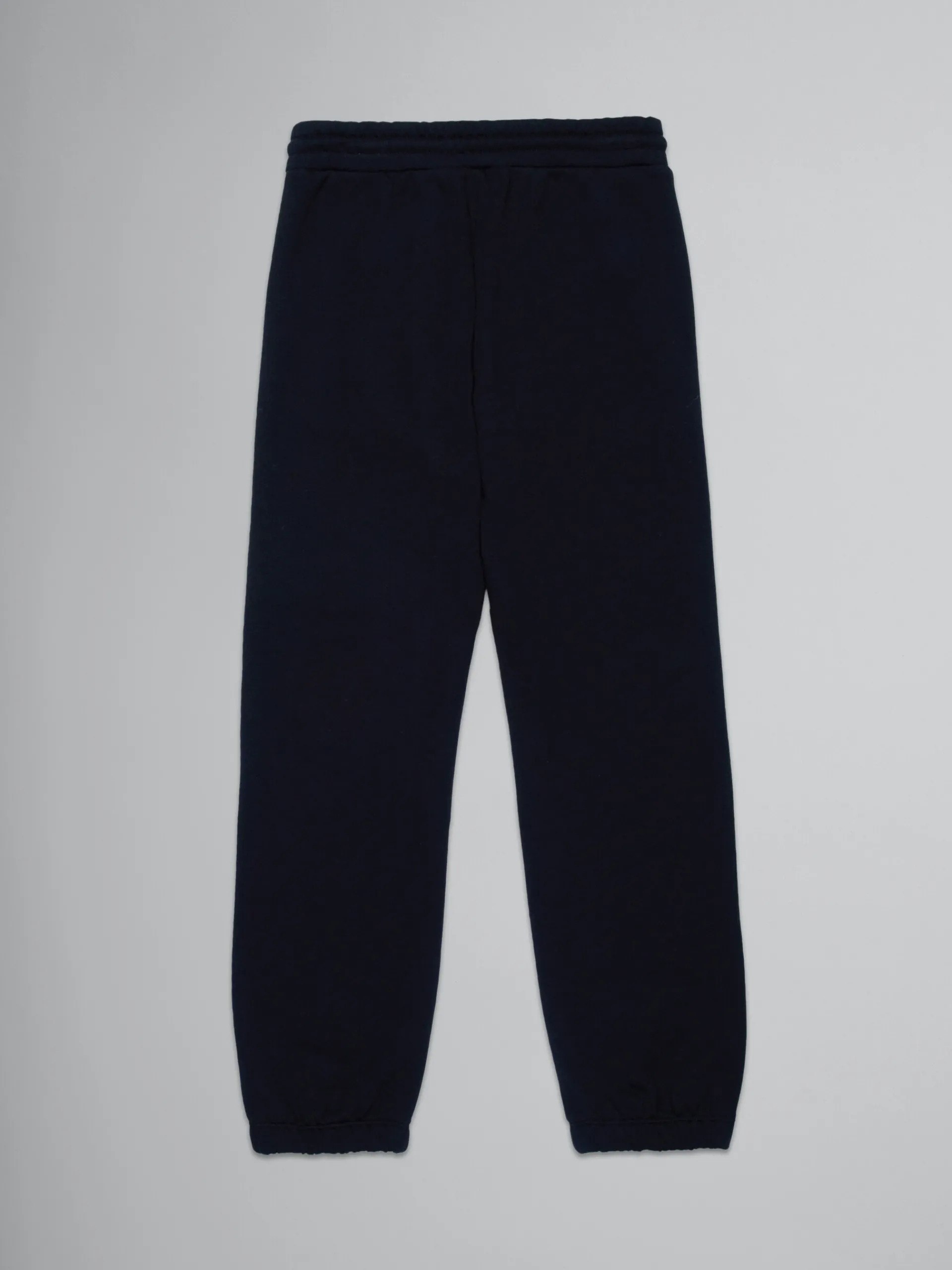 Kids>Marni Fleece Jogger Trousers With Stripes BLACK