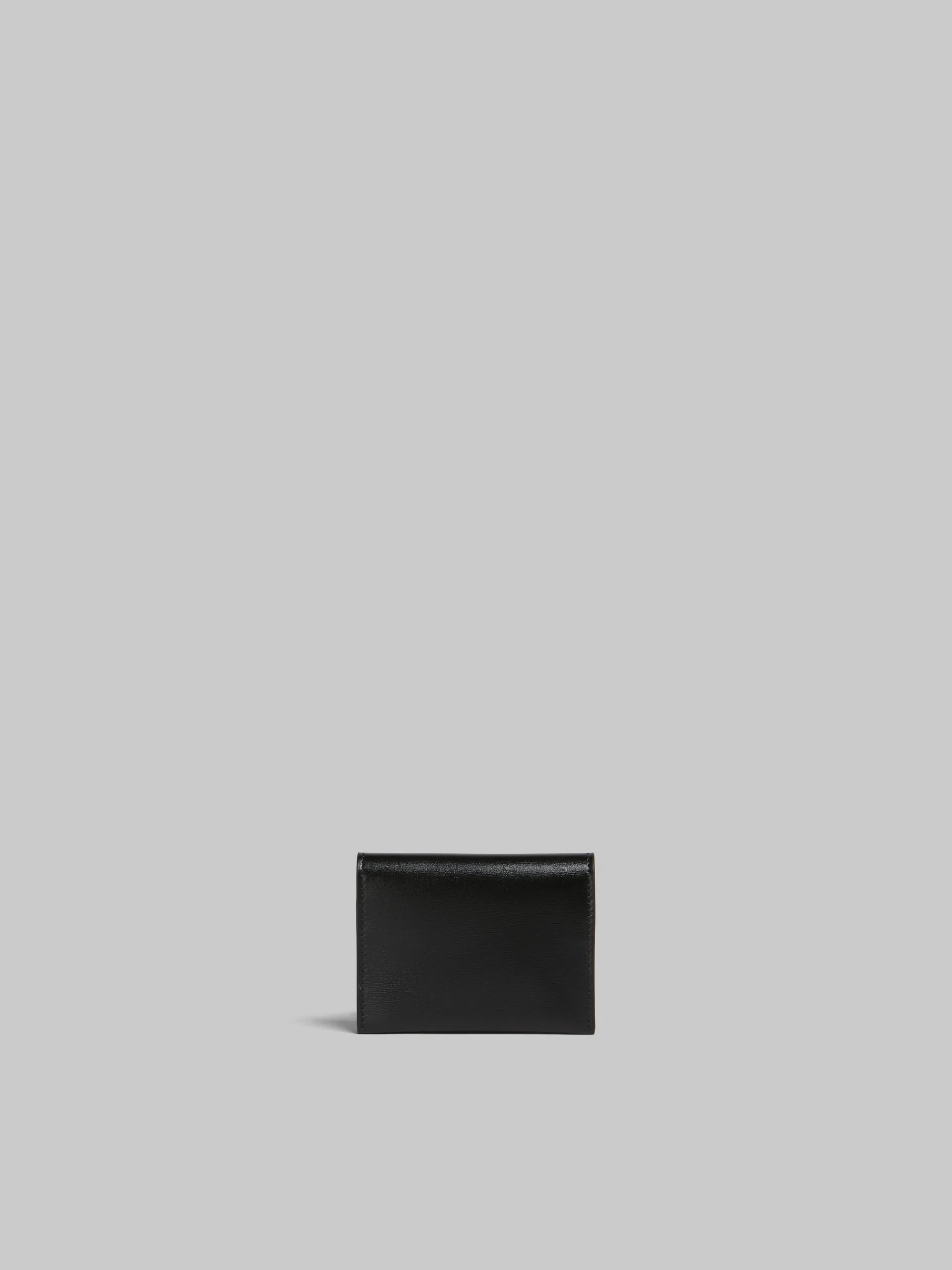 Wallets & Small Leather Goods>Marni Leather Bifold Card Case BLACK