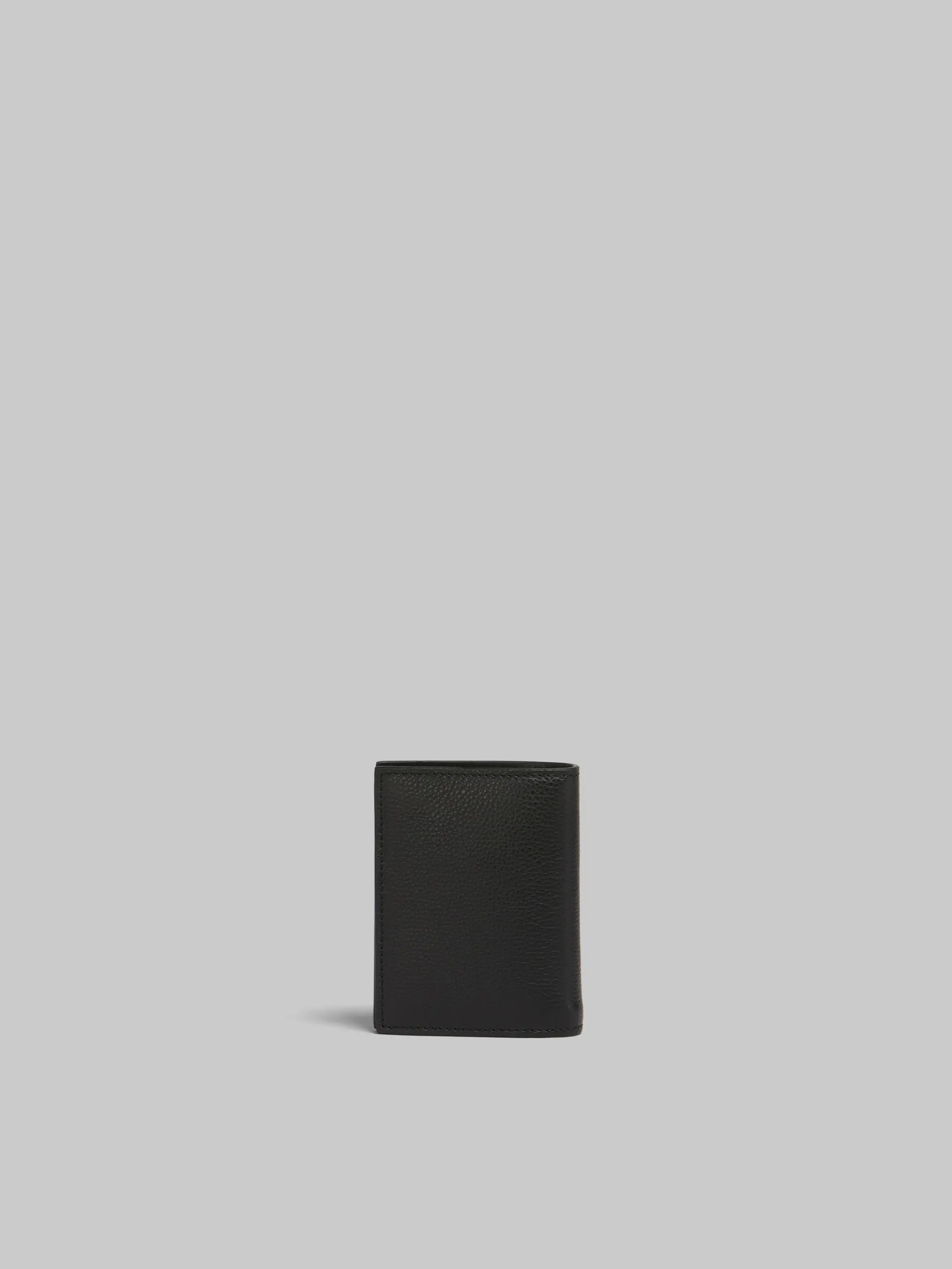 Wallets & Small Leather Goods>Marni Leather Bifold Wallet With Mending BLACK