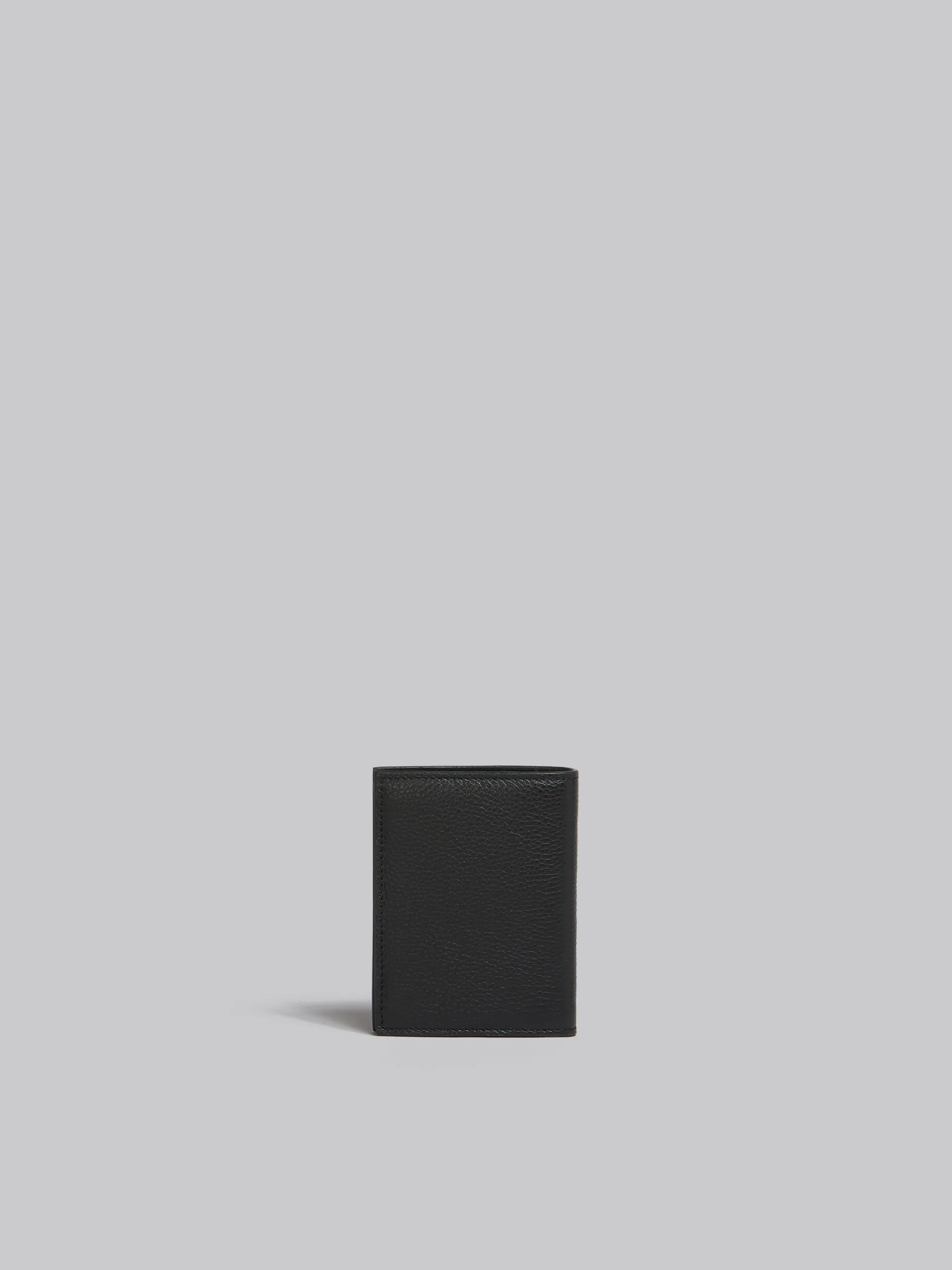 Wallets & Small Leather Goods>Marni Leather Bifold Wallet With Mending BLACK