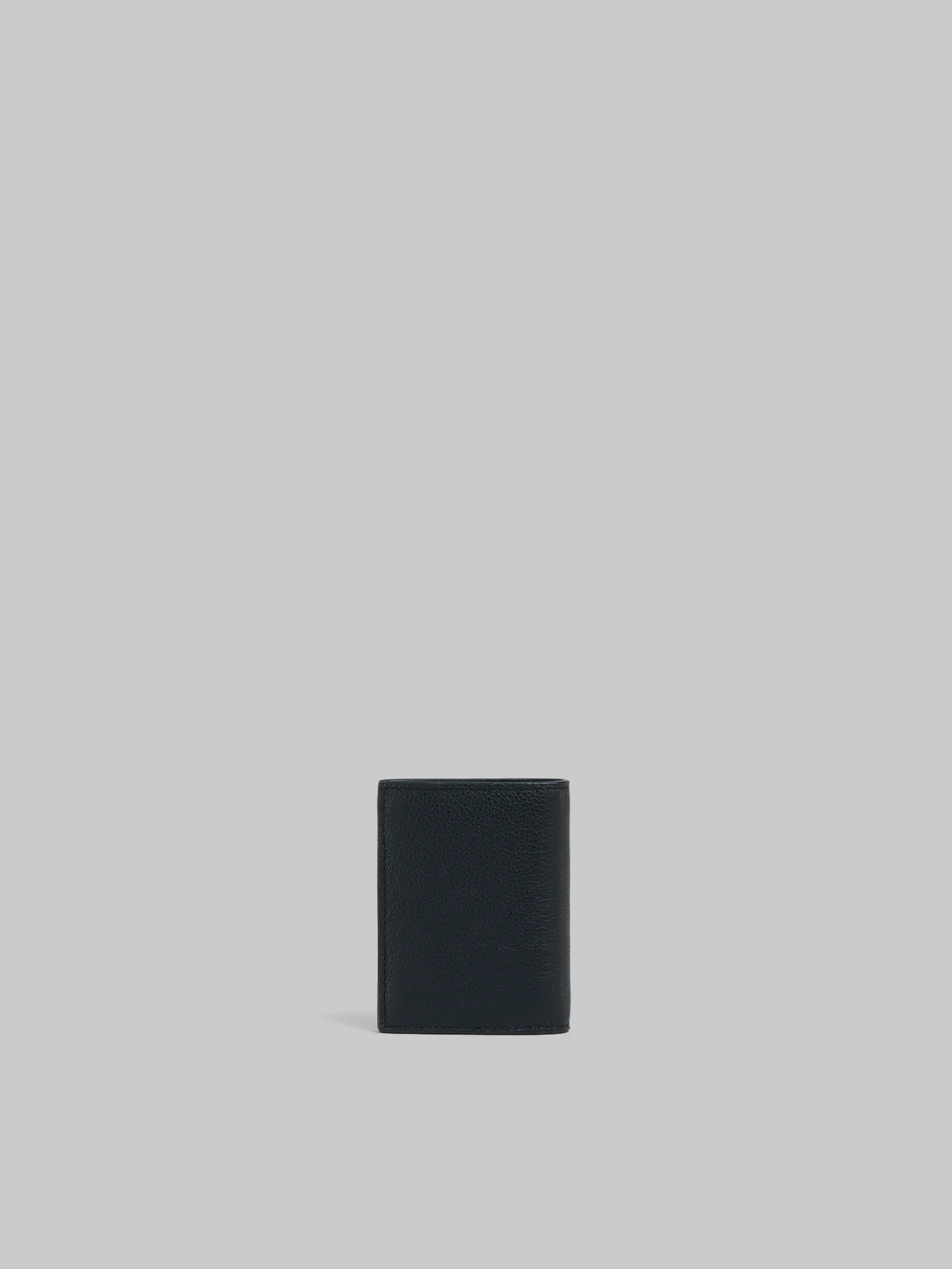 Wallets & Small Leather Goods>Marni Leather Bifold Wallet With Mending BLACK
