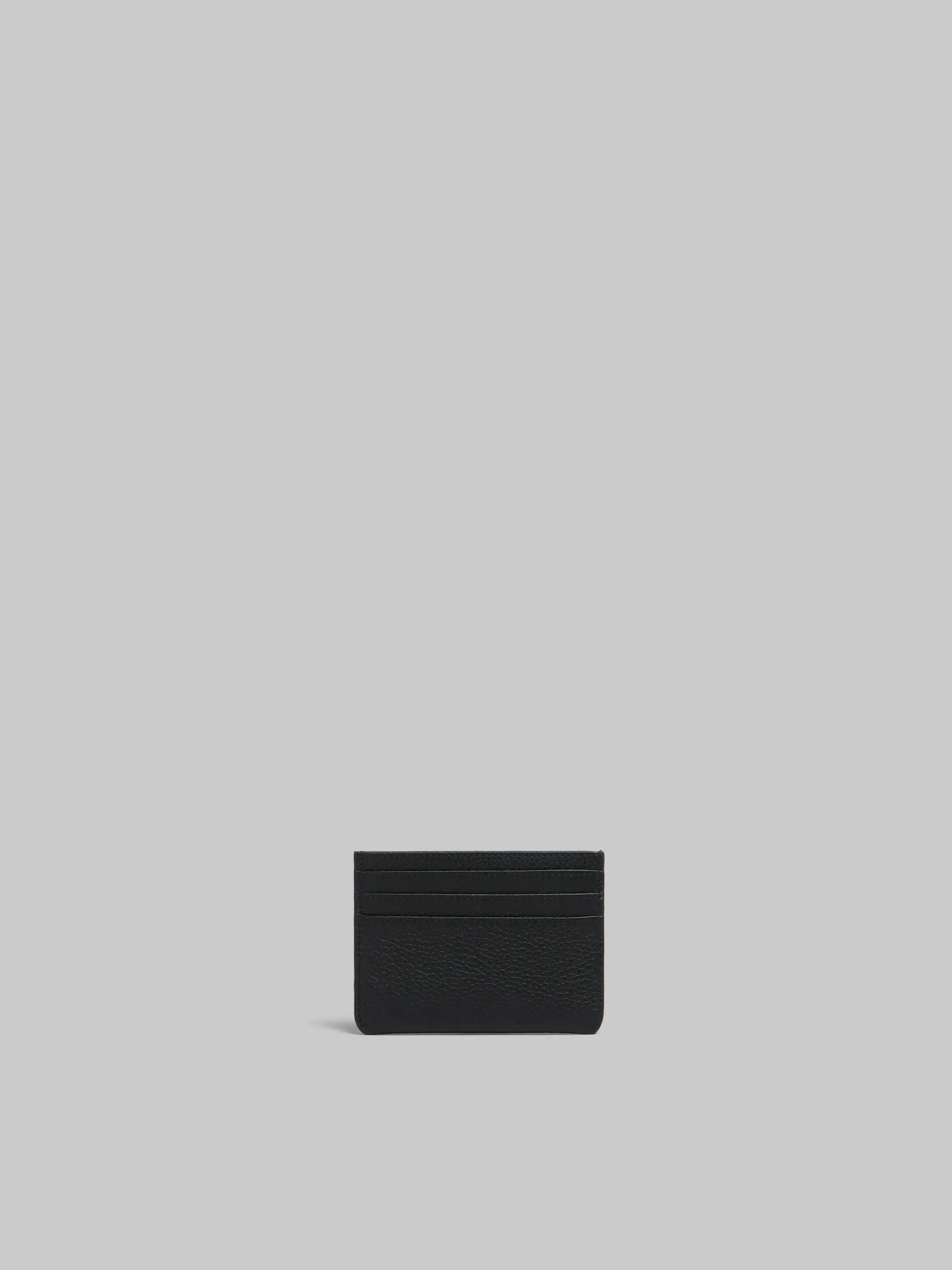 Wallets & Small Leather Goods>Marni Leather Cardholder With Mending BLACK