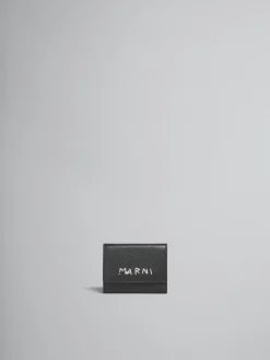Other Accessories>Marni Leather Key Holder With Mending BLACK