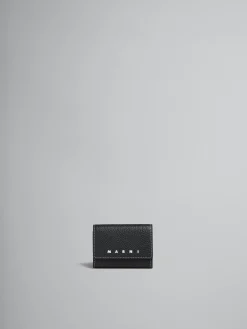 Other Accessories>Marni Leather Key Wallet BLACK
