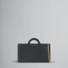 Wallets & Small Leather Goods>Marni Leather Tropicalia Long Wallet With Chain Strap BLACK