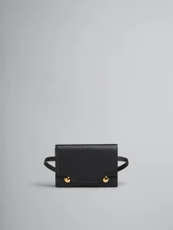 Crossbody Bags | Trunkaroo Bag>Marni Leather Trunkaroo Bum Bag BLACK
