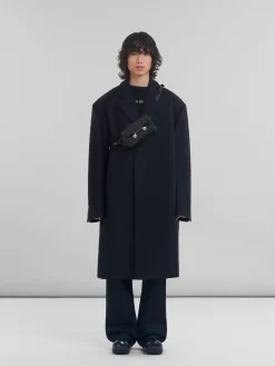 Trunkaroo Bag | Belt Bags>Marni Leather Trunkaroo Crossbody Bag BLACK