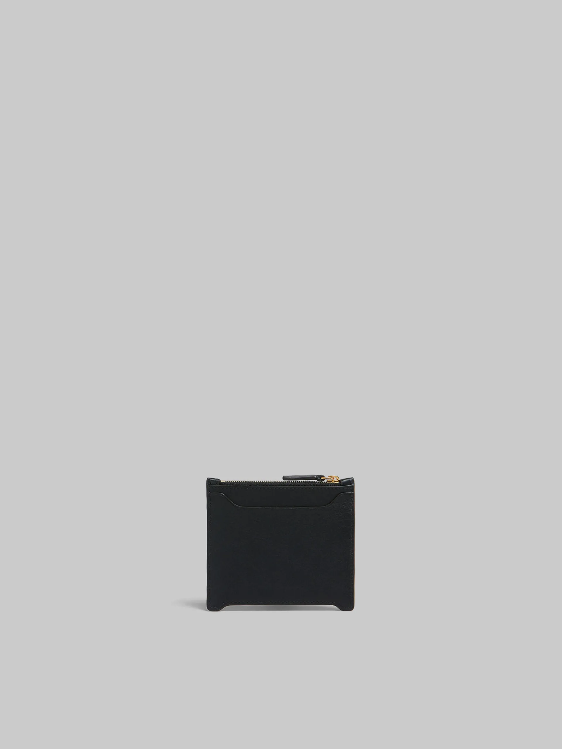 Wallets & Small Leather Goods>Marni Leather Trunkaroo Card Case BLACK