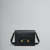 Trunkaroo Bag | Shoulder Bags>Marni Leather Trunkaroo Medium Shoulder Bag BLACK