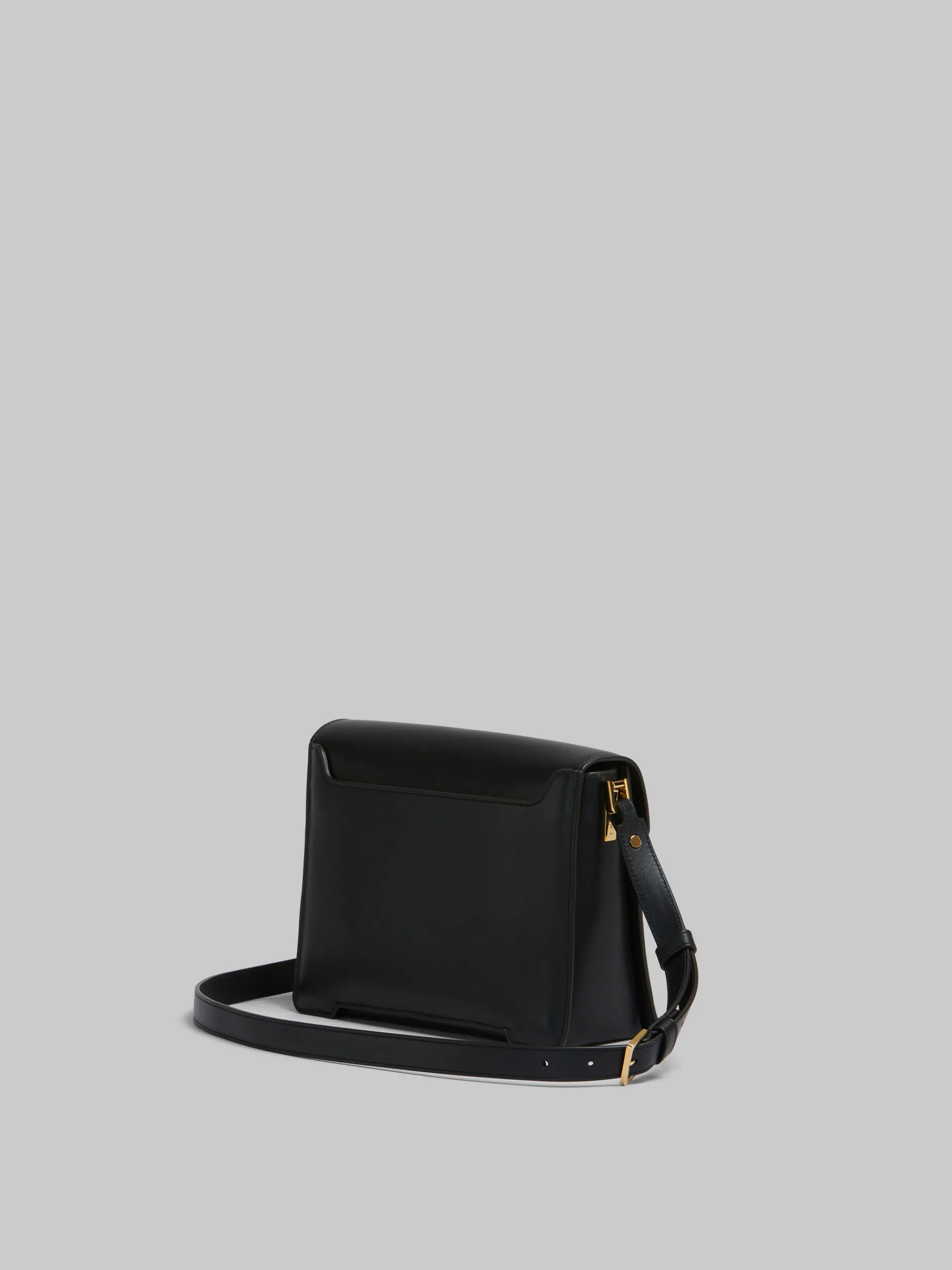Trunkaroo Bag | Shoulder Bags>Marni Leather Trunkaroo Medium Shoulder Bag BLACK