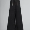 Denim | Pants>Marni Marble Denim Wide-leg Jeans BLACK