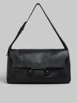 Trunkaroo Bag | Shoulder Bags>Marni Nappa Extra Large Trunkaroo Soft Bag BLACK