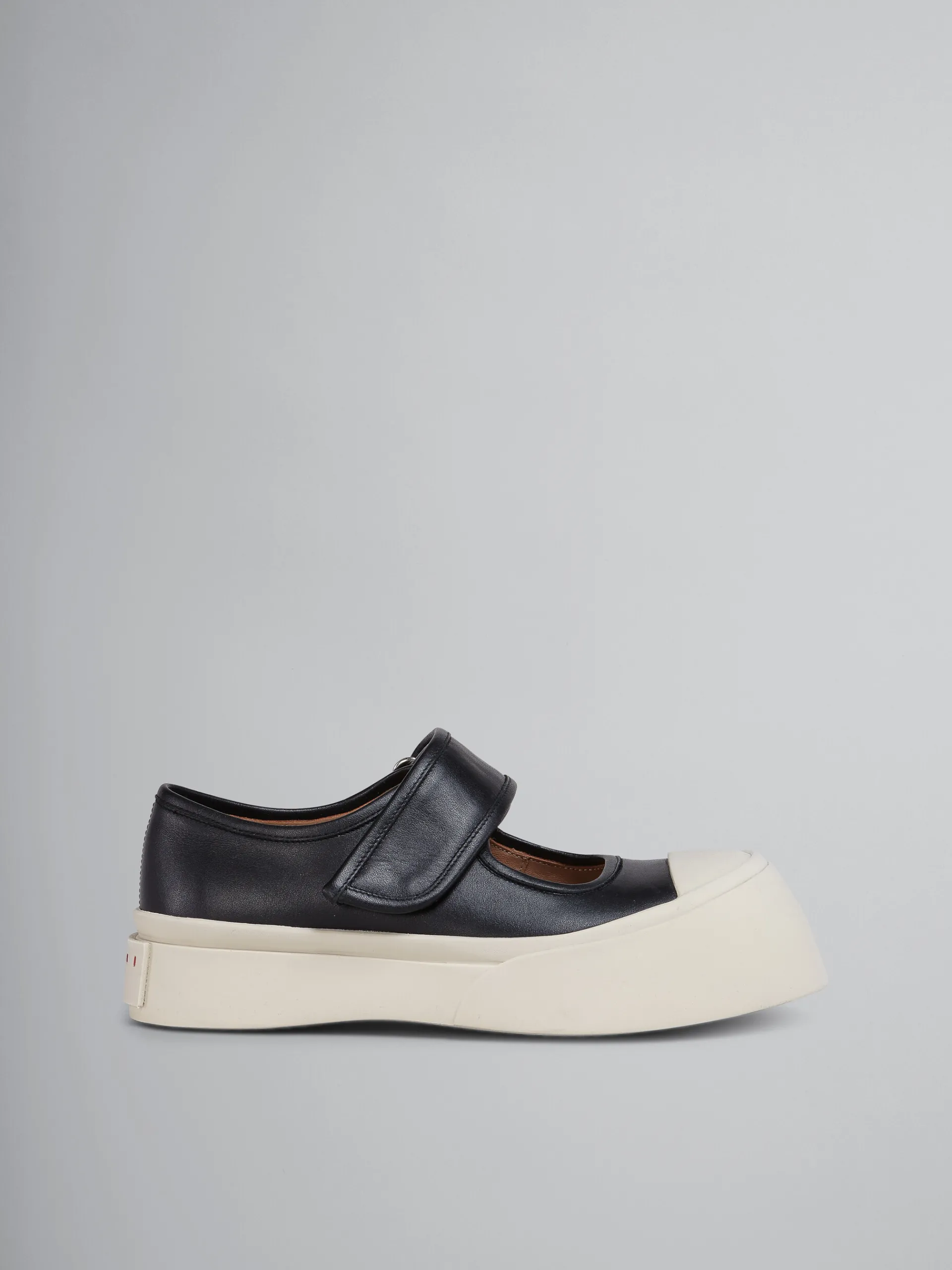 Sneakers | Pablo>Marni Nappa Leather Mary Jane Sneaker BLACK