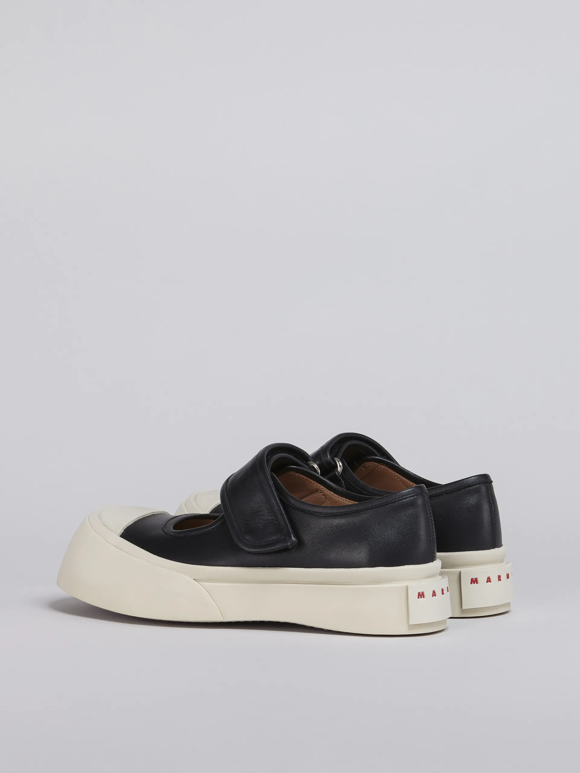 Sneakers | Pablo>Marni Nappa Leather Mary Jane Sneaker BLACK