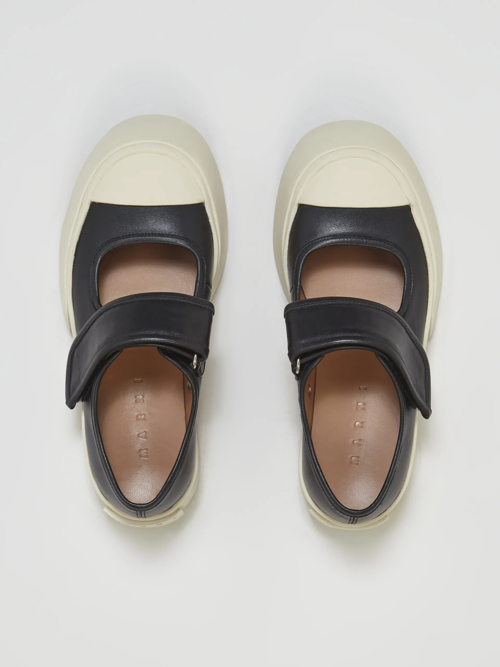 Sneakers | Pablo>Marni Nappa Leather Mary Jane Sneaker BLACK