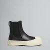 Pablo Sneakers>Marni Nappa Leather PABLO Chelsea Boot BLACK