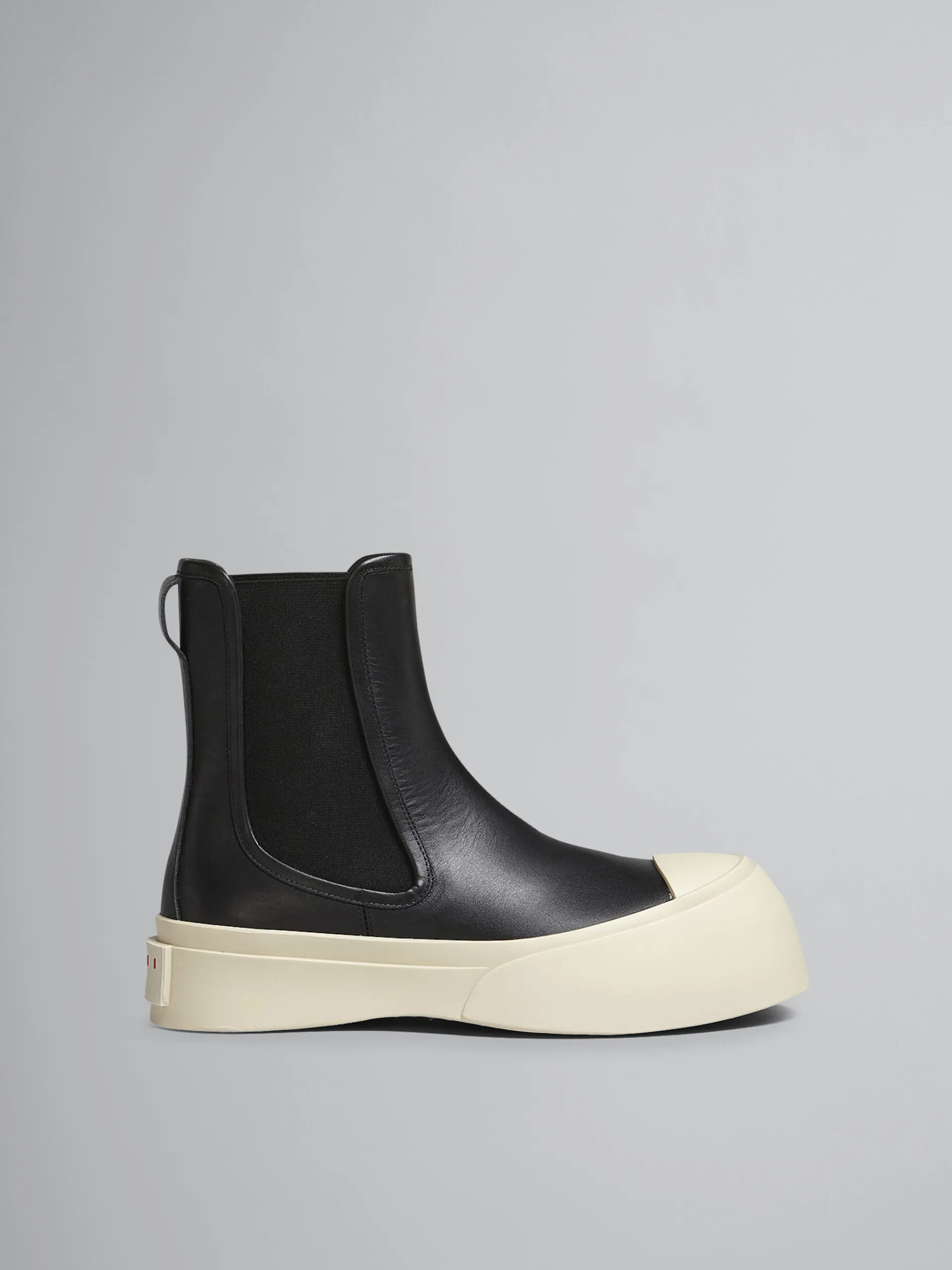Pablo Sneakers>Marni Nappa Leather PABLO Chelsea Boot BLACK