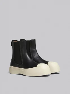 Pablo Sneakers>Marni Nappa Leather PABLO Chelsea Boot BLACK