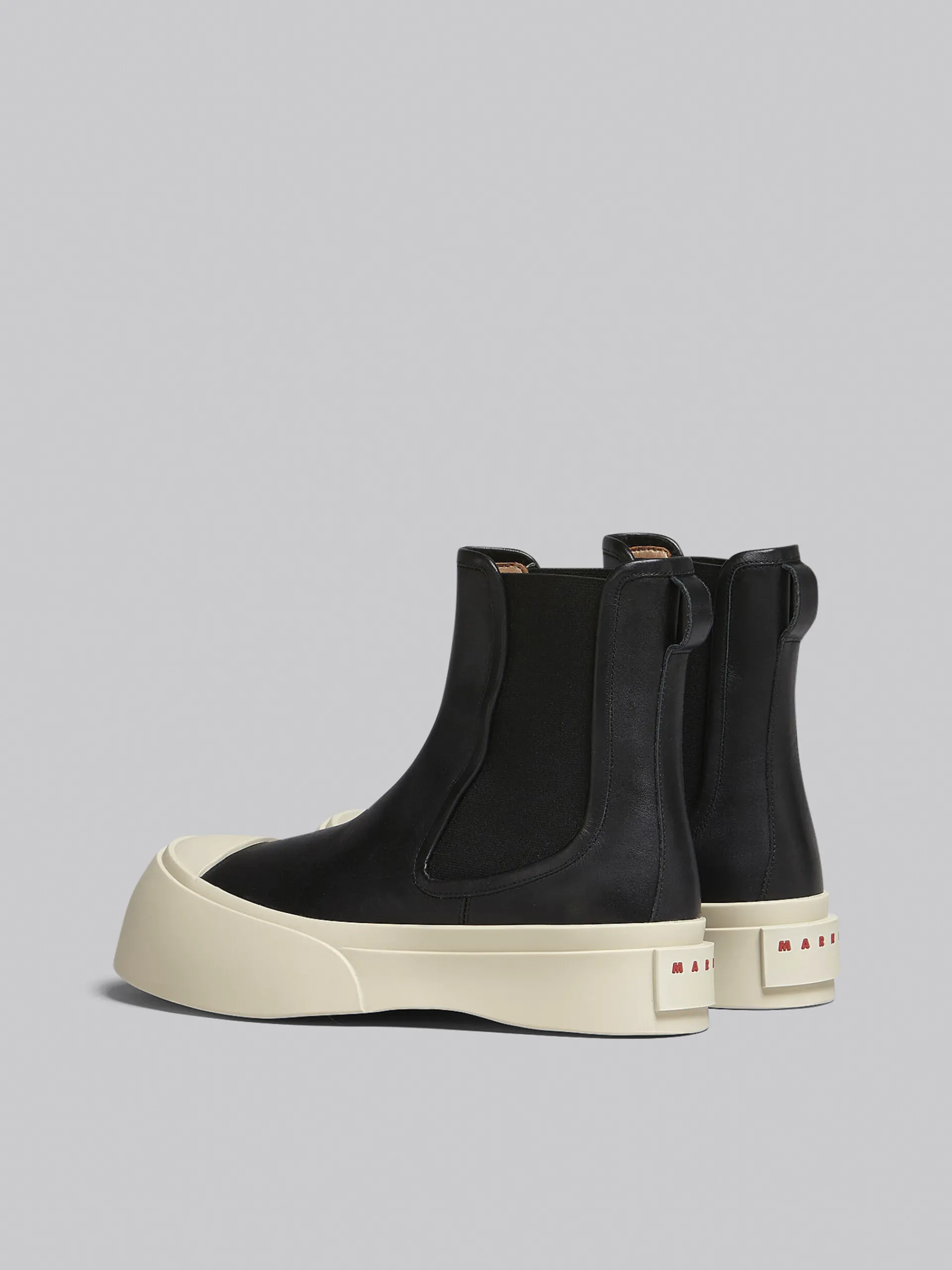 Pablo Sneakers>Marni Nappa Leather PABLO Chelsea Boot BLACK