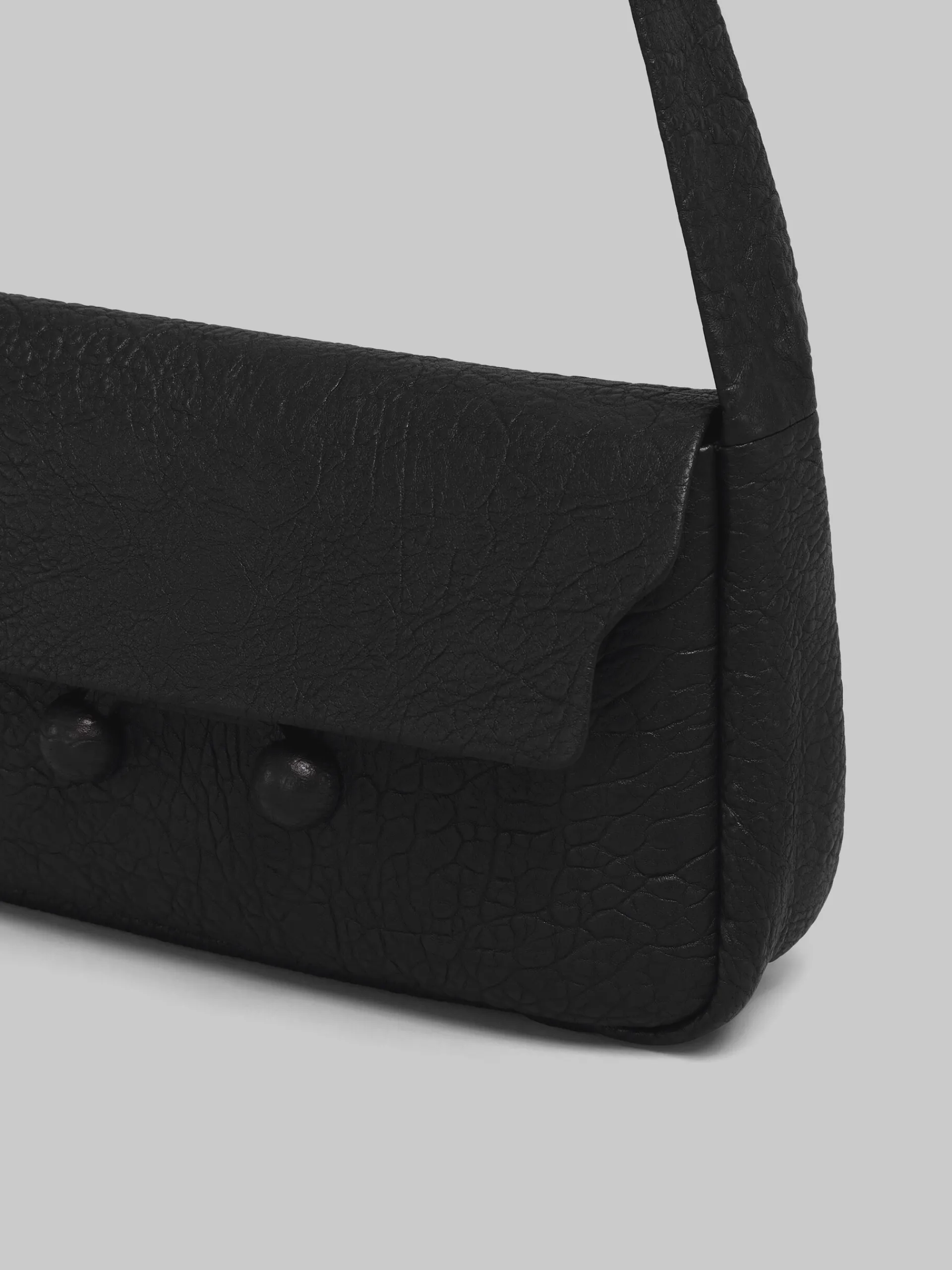 Trunkaroo Bag | Shoulder Bags>Marni Nappa Medium Trunkaroo Soft Bag BLACK