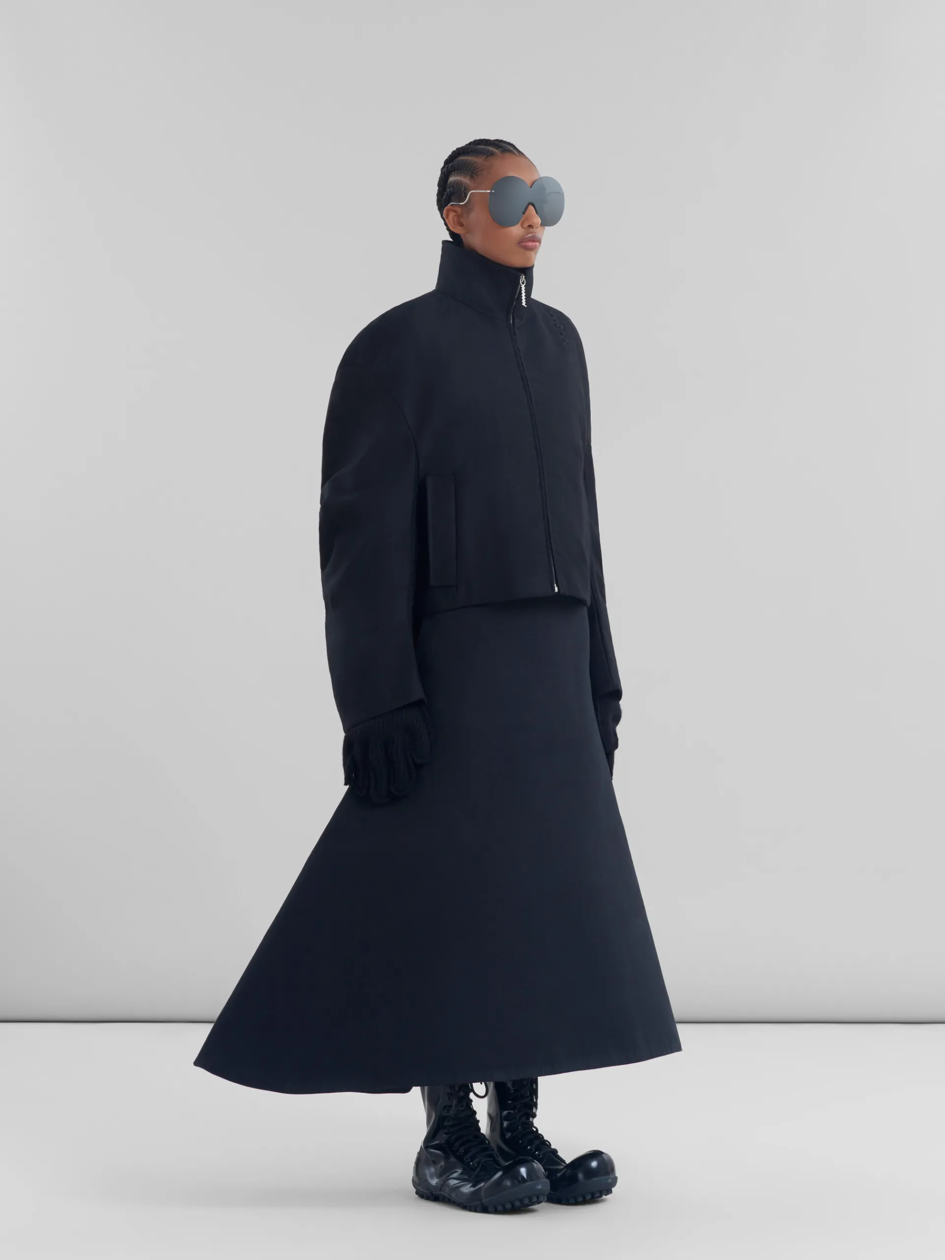 Coats & Jackets>Marni Organic Cotton Padded Jacket BLACK