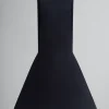 Dresses>Marni Organic Cotton Satin A-line Dress BLACK