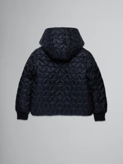 Kids>Marni Padded Jacket With Stars BLACK