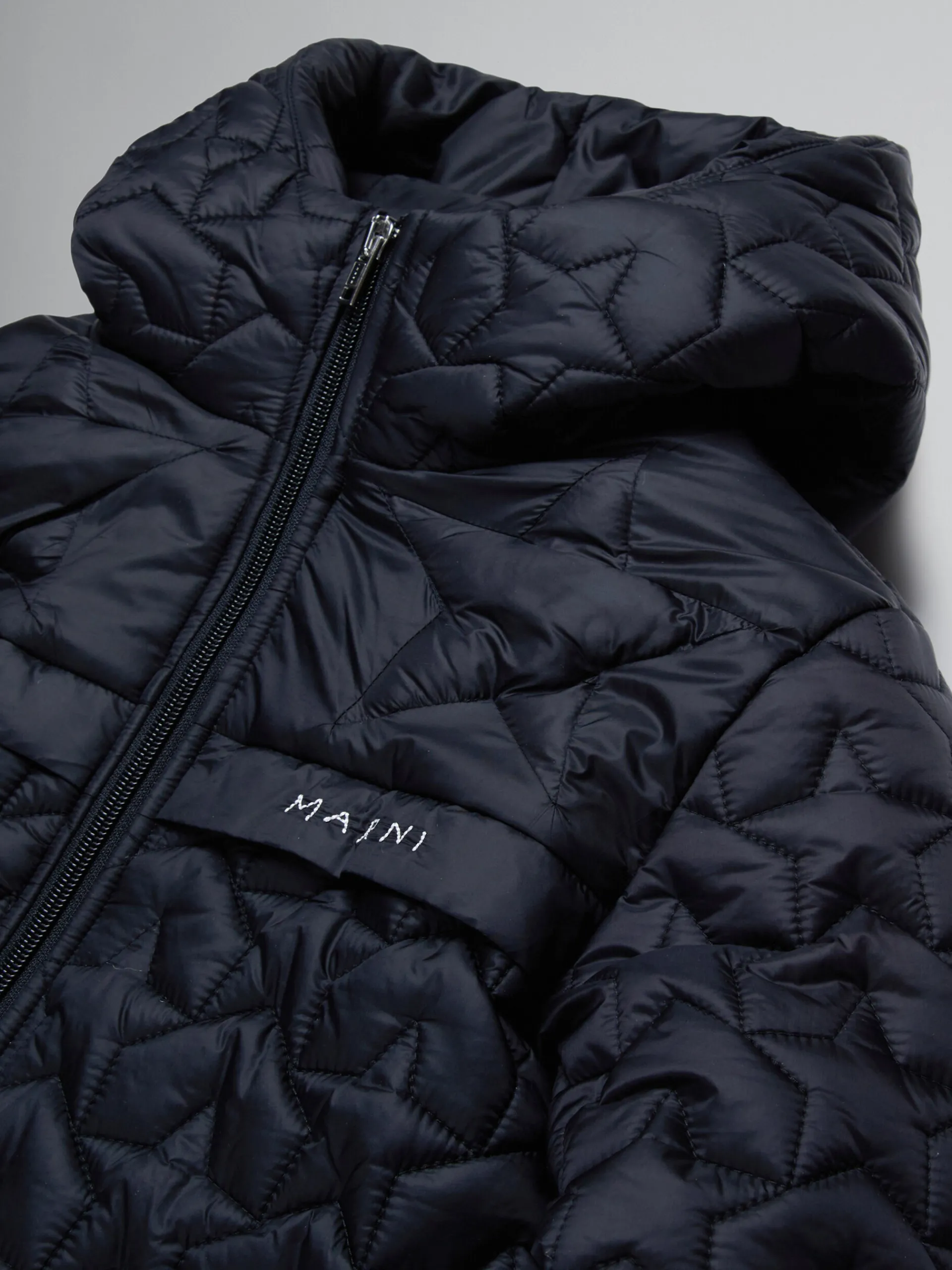 Kids>Marni Padded Jacket With Stars BLACK