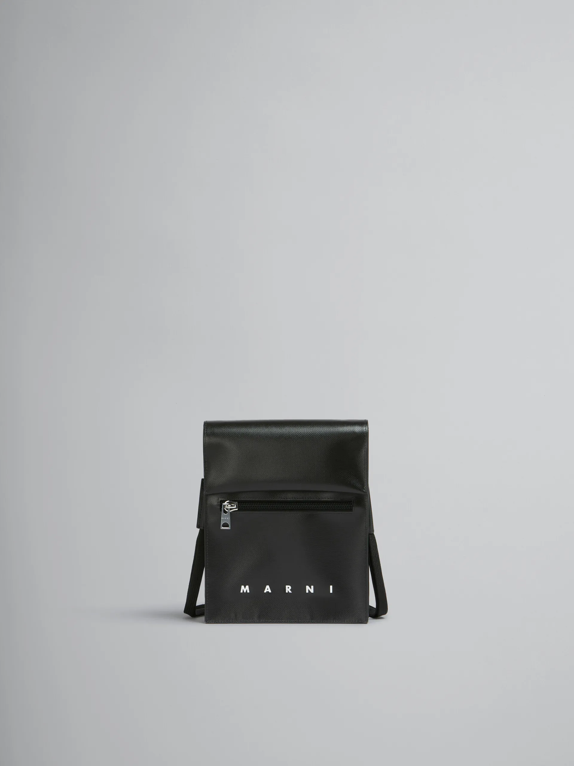 Crossbody Bags>Marni Pouch With Shoelace Strap BLACK