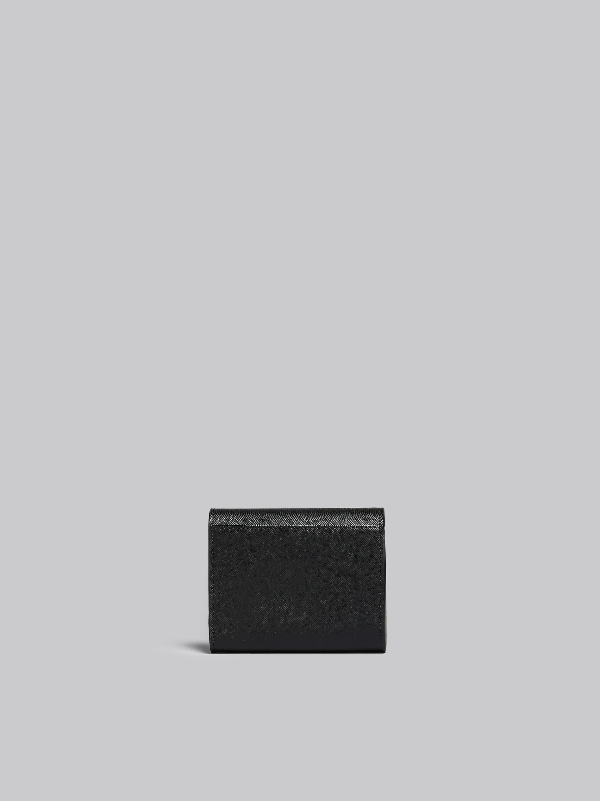 Wallets & Small Leather Goods>Marni Saffiano Leather Wallet BLACK