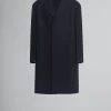 Coats & Jackets>Marni Wool Oversized Coat BLACK