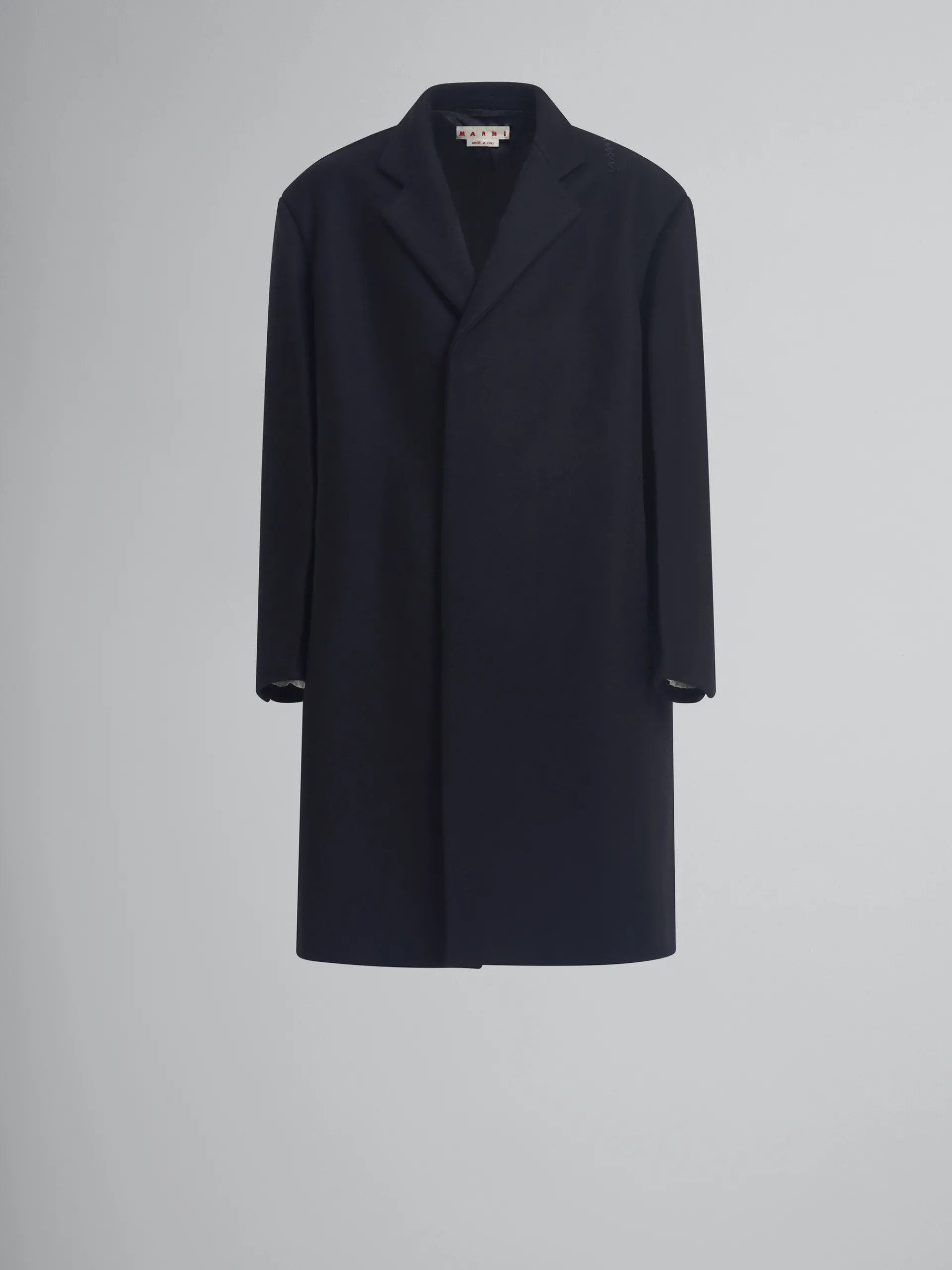 Coats & Jackets>Marni Wool Oversized Coat BLACK