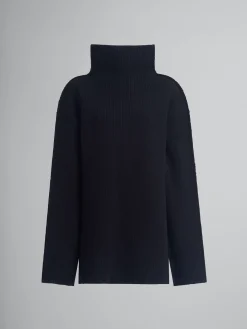 Knitwear>Marni Wool Sweater BLACK