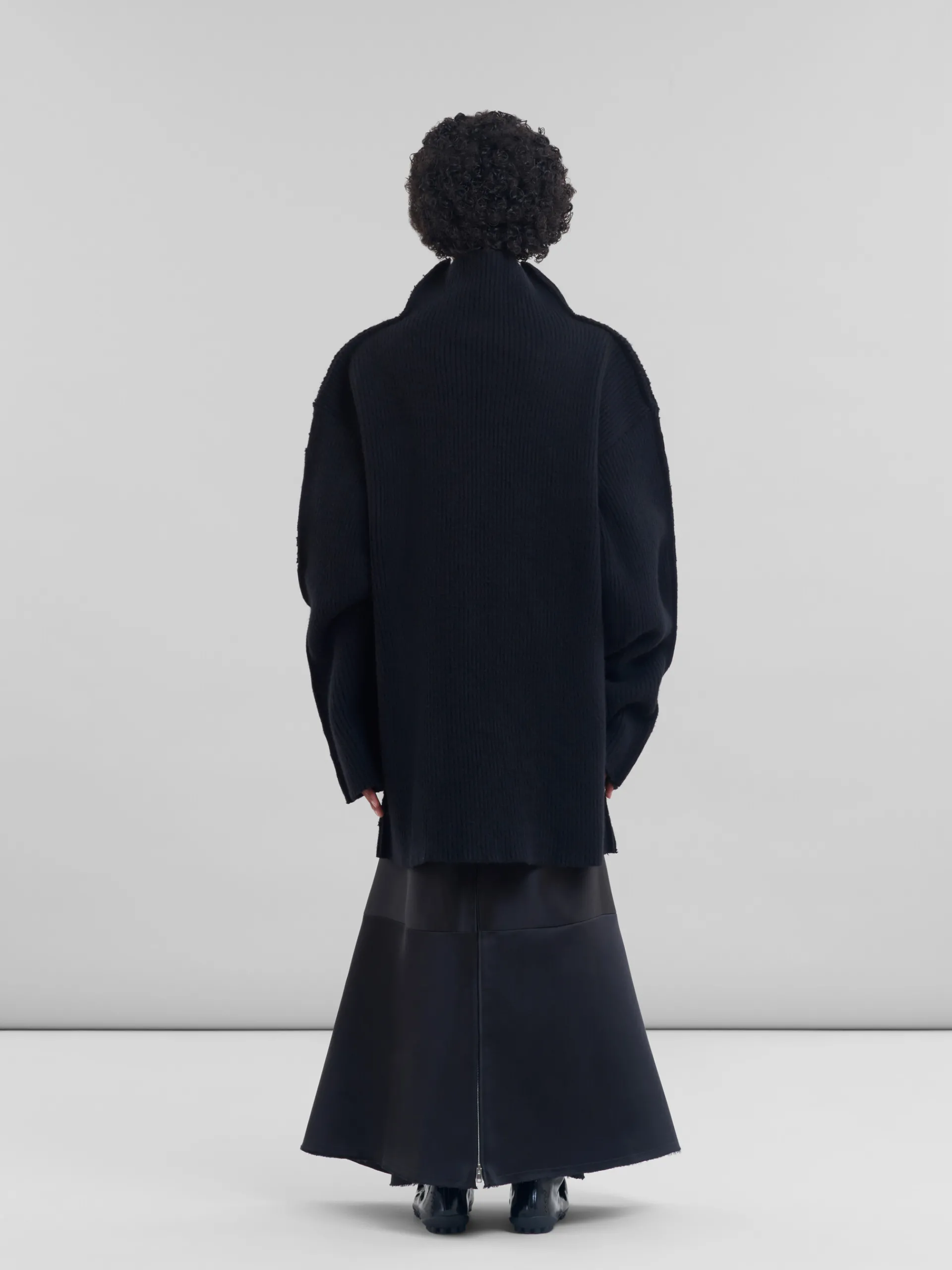 Knitwear>Marni Wool Sweater BLACK