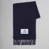 Scarves | Other Accessories>Marni Blue Alpaca Scarf BLUBLACK