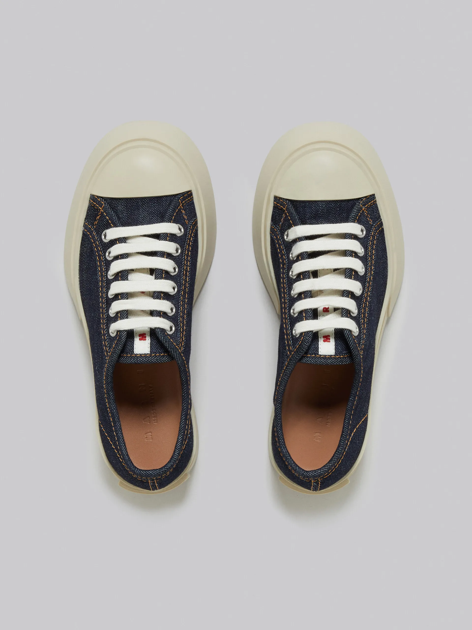 Sneakers | Pablo>Marni Denim Pablo Lace-up Sneaker BLUE